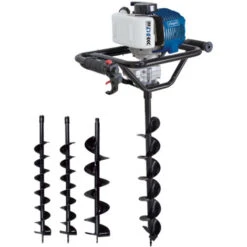 Scheppach - Tarière Avec 3 Forets Ø 100/150/200mm 2 Temps 1,77 CV 51,7cm3 - EB1700