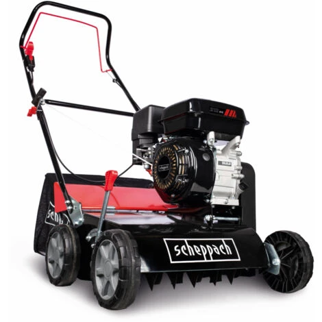 Scarificateur Thermique SCHEPPACH 4200 W 40 Cm Essence 4 T - Avec Bac De Ramassage 45 L - SC40P 1 Scarificateur Thermique SCHEPPACH 4200 W 40 Cm Essence 4 T - Avec Bac De Ramassage 45 L - SC40P