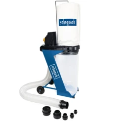 Aspirateur Ă Copeaux Scheppach DC500 230 V 75 Litres Avec 6 Adaptateurs