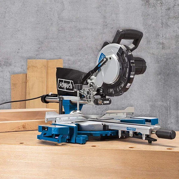Scie à Onglet Radiale Scheppach Ø216 Mm - HM216 Avec 2 Lames 4 Scie à Onglet Radiale Scheppach Ø216 Mm - HM216 Avec 2 Lames – Image 4