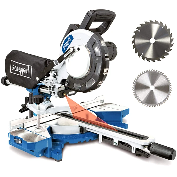 Scie à Onglet Radiale Scheppach Ø216 Mm - HM216 Avec 2 Lames 2 Scie à Onglet Radiale Scheppach Ø216 Mm - HM216 Avec 2 Lames – Image 2