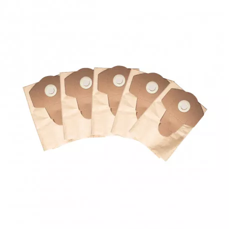 Lot De 5 Sacs à Poussière En Papier Pour Aspirateurs Scheppach - 20 L - 7907709703 1 Lot De 5 Sacs à Poussière En Papier Pour Aspirateurs Scheppach - 20 L - 7907709703